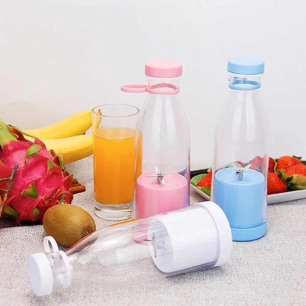 Electric USB Wine Bottle Juicer Cup 6-Leaf Cutter Head Household