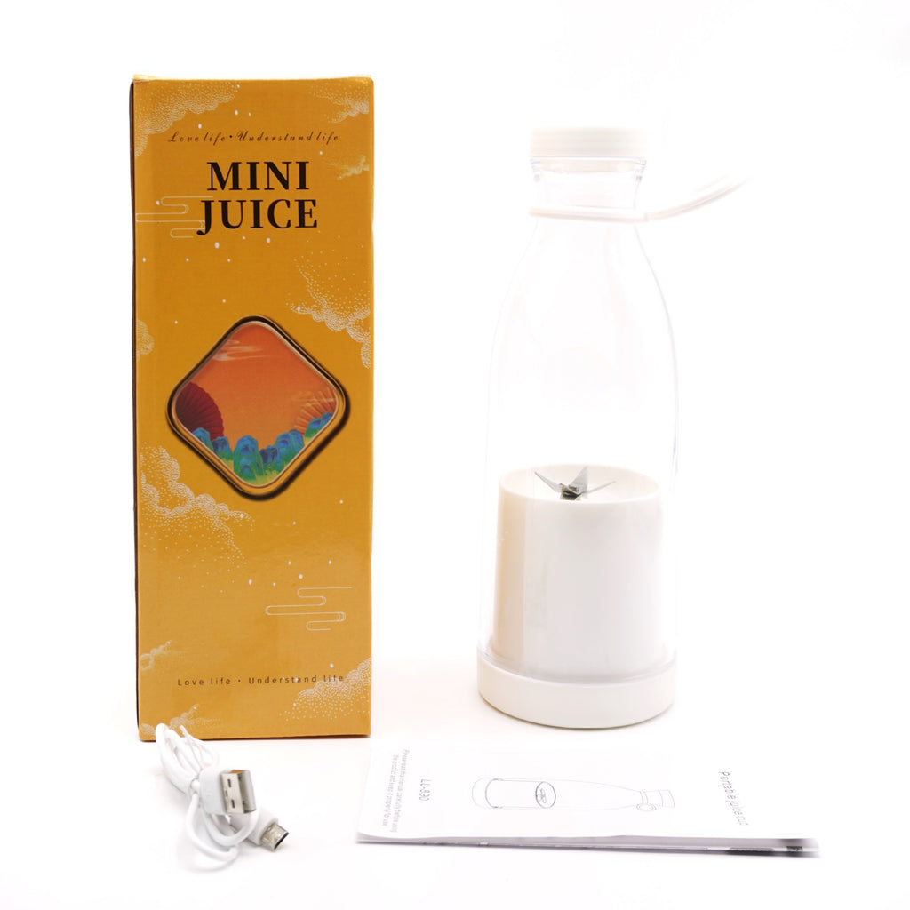 Electric USB Wine Bottle Juicer Cup 6-Leaf Cutter Head Household
